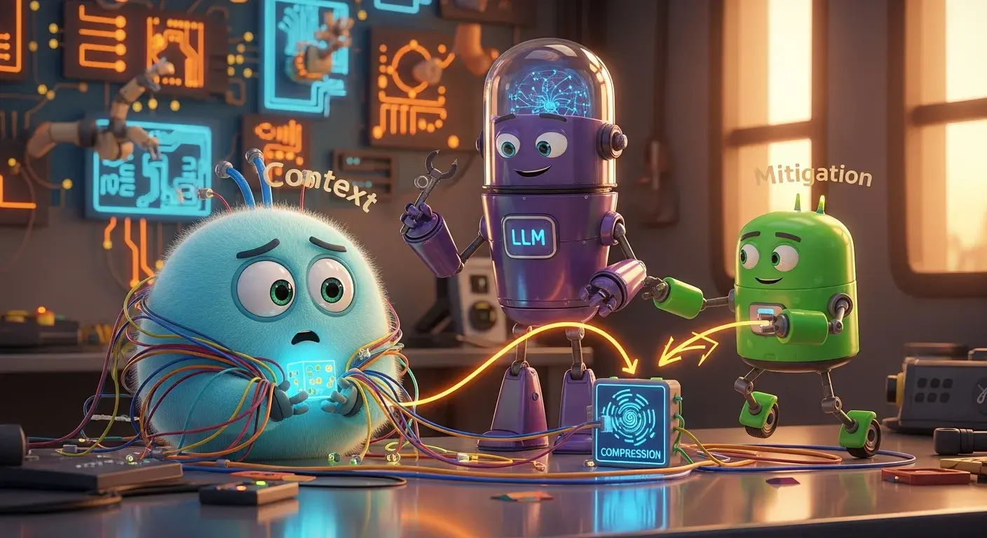 Gestion de long contexte et usage de LLMs: reality check et exemple de mitigation